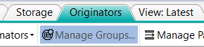 Manage Groups Button